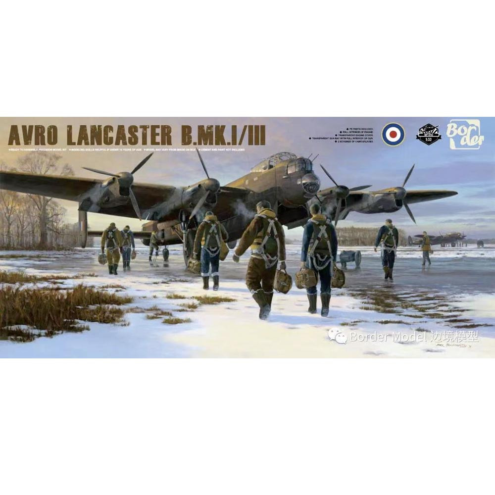 Border Model BF-010 Avro Lancaster B. Mark I/III 1:32 Bomber