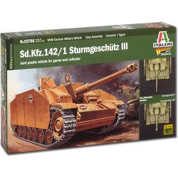ITALERI Sd.Kfz 142/1 Sturmgeschutz III Tank 15756 1:56 Military Model Kit