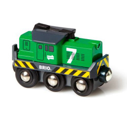 BRIO 33214 Freight Battery Engine for Wooden Train Set