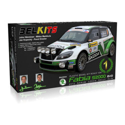 Belkits Skoda Fabia S2000 Evo Rally Car Model Kit 1:24 BEL004