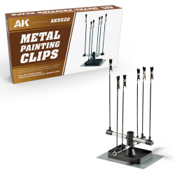 AK Interactive Metal Painting Clips Airbrush/Spray Paint Modelling Tool AK9520