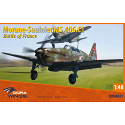 Dora Wings 48031 Morane-Saulnier MS.406 C1 1:48 Model Kit