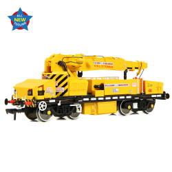 EFE Rail E87047 Plasser 12T YOB Diesel-Hydraulic Crane DRP81522 BR Dep. Yellow