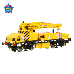 EFE Rail E87048 Plasser 12T YOB Diesel-Hydraulic Crane DRP81513 Dep. Yellow