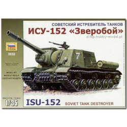 ZVEZDA 3532 Sp Gun ISU-152 Tank Model Kit 1:35