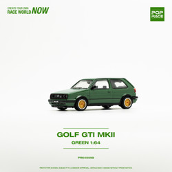 Pop Race Golf GTI MkII Oak Green 1:64 Diecast Model 640099