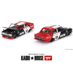MiniGT KAIDO Datsun Street 510 Racing V1 1:64 Diecast Model KHMG102