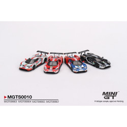 MiniGT Ford GT LMGTE PRO 2019 24H Le Mans 4 Car Set 1:64 Diecast Model S0010