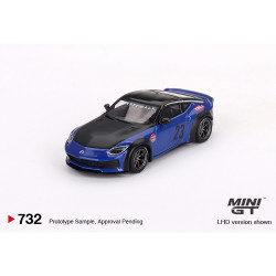 MiniGT Nissan Z LB Nation Works Seiran Blue 1:64 Diecast Model 732-L