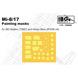 IBG Models 72M006 Mi-17 Painting Masks for 1:72 Model Kits