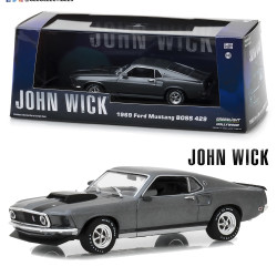Greenlight 86540 John Wick 1969 Ford Mustang Boss 429 1:43 Diecast Car