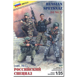 ZVEZDA 3561 Russian Special Forces Model Kit Figures 1:35