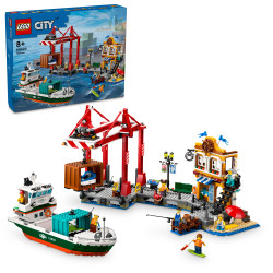 LEGO City 60422 Seaside Harbour with Cargo Ship Age 8+ 1226pcs