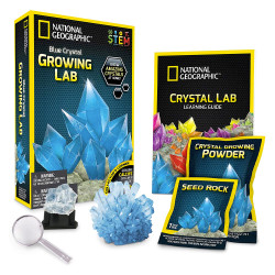 National Geographic JM00670 Blue Crystal Growing Kit STEM Toy Age 8+