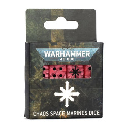 Games Workshop Warhammer 40k Chaos Space Marines: Dice Set 86-62