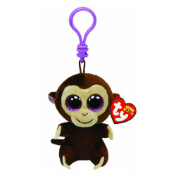 Ty Coconut Monkey - Beanie Boo - Key Clip 36501
