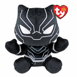 Ty Marvel: Black Panther Beanie Boo Plush Soft Toy 44000