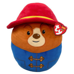 Ty Paddington Bear Squish-a-Boo Beanie 10" Plush Soft Toy 39243
