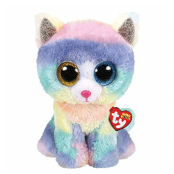 Ty Heather the Cat Beanie Boo 6" Plush Soft Toy 36250