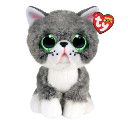 Ty Fergus the Grey Cat Beanie Boo 6" Plush Soft Toy 36581