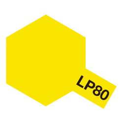 Tamiya 82180 LP-80 Flat Yellow 10ml Lacquer Model Kit Paint