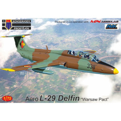 Kovozavody Prostejov 72459 Aero L-29 Delfin 'Warsaw Pact' 1:72 Model Kit