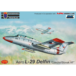 Kovozavody Prostejov 72458 Aero L-29 Delfin 'Czech/Slovak AF' 1:72 Model Kit