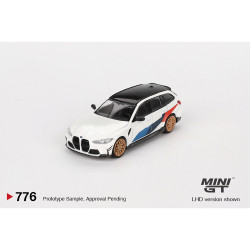 MiniGT BMW M3 M Performance Touring Alpine White 1:64 Diecast Car 776