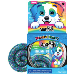 Crazy Aaron's Trendsetters Putty Pets Playful Puppy Thinking Foam Stretch Toy