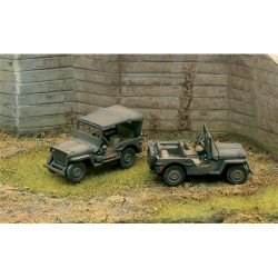ITALERI Willys Jeep x2 7506 1:72 Military Model Kit