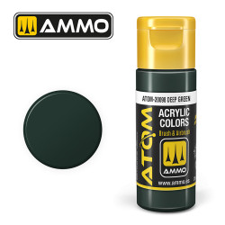 ATOM COLOR Deep Green 20ml Model Paint Ammo by Mig 20098