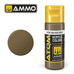 ATOM COLOR Dark Wood 20ml Model Paint Ammo by Mig 20050