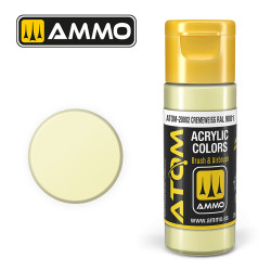 ATOM COLOR Cremeweiss RAL 9001 20ml Model Paint Ammo by Mig 20002