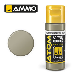 ATOM COLOR Nakajima Interior Green 20ml Model Paint Ammo by Mig 20139