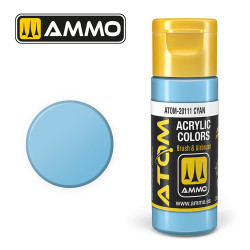 ATOM COLOR Cyan 20ml Model Paint Ammo by Mig 20111