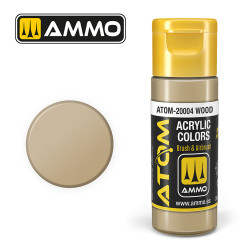 ATOM COLOR Wood 20ml Model Paint Ammo by Mig 20004