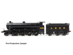 Heljan O2/1 3481 LNER Black OO Gauge Steam Model Train HN3931