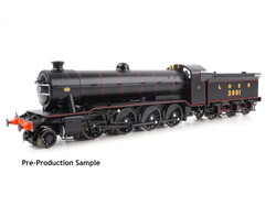 Heljan O2/2 3501 LNER Black OO Gauge Steam Model Train HN3900