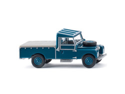Wiking Land Rover Pickup Azure Blue 1954-58 HO Gauge 10702
