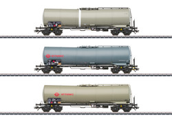 Marklin Ermewa Zans Bogie Tank Wagon Set (3) VI HO Gauge 46545