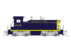 Kato EMD NW2 Switcher AT&SF 2412 (DCC-Fitted) N Gauge 176-4375-DCC