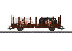 Marklin DSB Type TF Stake Wagon w/VW T1 Faxe Load III HO Gauge 45080