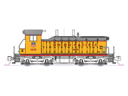 Kato EMD NW2 Switcher Union Pacific 1032 (DCC-Fitted) N Gauge 176-4379-DCC