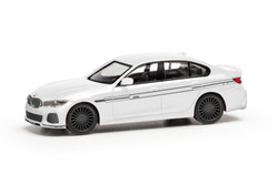 Herpa BMW Alpina B3 Limousine Sedan White w/Black Print HO Gauge 420976-002