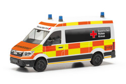 Herpa MAN TGE KTW Ambulance Bayerisches Rotes Kreuz HO Gauge 97918