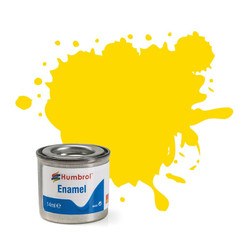 HUMBROL 69 Yellow Gloss Enamel 14ml Model Kit Paint
