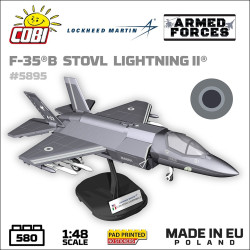 COBI 5895 F-35B STOVL Lightning II Armed Forces 1:48 Brick Model 580pcs