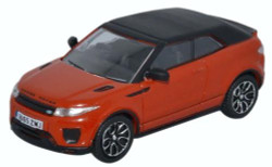 Oxford Diecast Range Rover Evoque Convertible Phoenix Orange OD76RREC001 OO Gauge