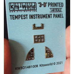 Kits World Hawker Tempest Mk.II/Mk.V 3D Cockpit 1:48 Decals Set