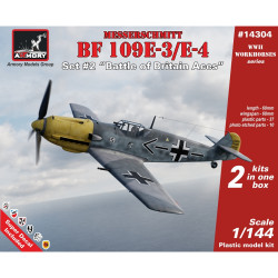 Armory 14304 Messerschmitt Bf 109E-3/4 "Battle of Britain Aces" 1:144 Model Kit